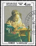 Vermeer «La dentellière» Musée du louvre - Paris