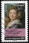 Mme Molé-Raymond de la Comédie italienne (détail) par Elisabeth Vigée-Lebrun Musée du Louvre, P