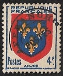 Armoiries d'Anjou - Préoblitéré